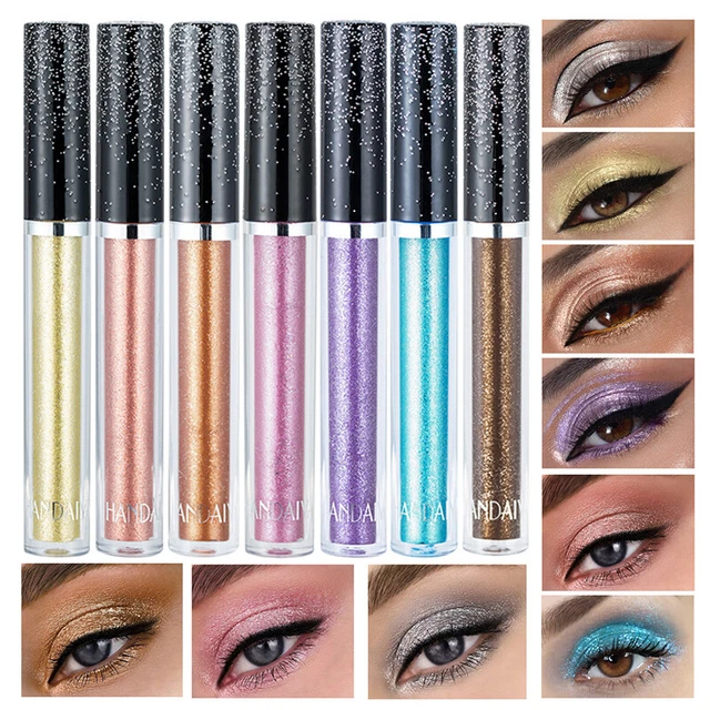 Diamant Liquide Ombre À Paupières Multicolore Perle Lumière Paillettes%