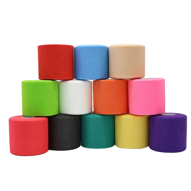 Athletic Sponge Pre Wrap Tape Racket Grip Priming Film Sweat Absorbing Bandag ~~
