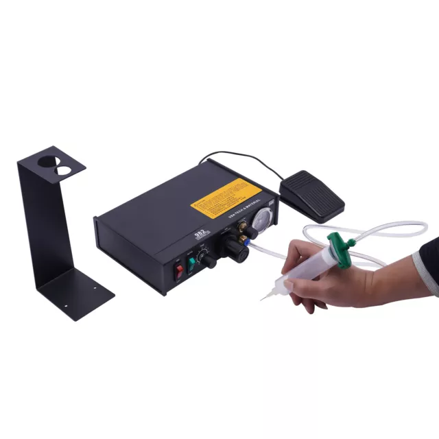 982 Automatic / Manual Glue Dispenser Solder Liquid Dispensing Controller 0.01ML