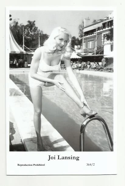 (Bx19) Joi Lansing Photo Card (364/2) Filmstar  Pin Up Movie Star Glamor Girl