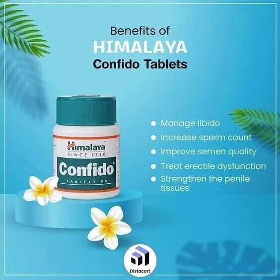 Himalaya Confido Tablets (3 x 60)For Men Health Very Fast Free shipping Exp 2026 3