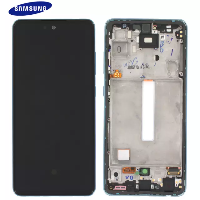 Original Samsung Galaxy A52 A525F / 5G A526B LCD Display Touch Screen Glas Blau