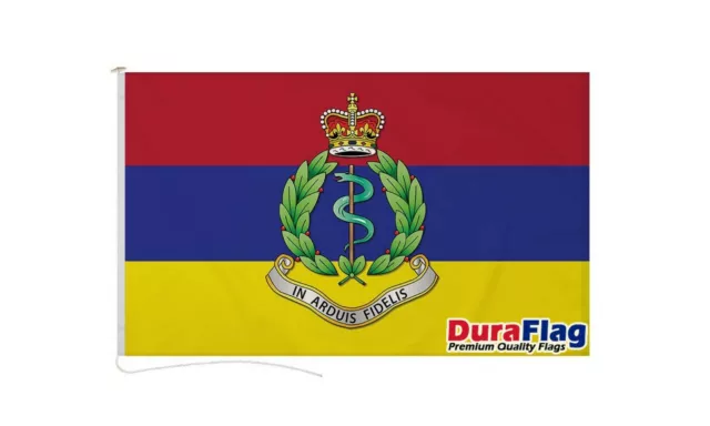 ROYAL ARMY MEDICAL CORPS DURAFLAG 150cm x 90cm QUALITY FLAG ROPE & TOGGLE