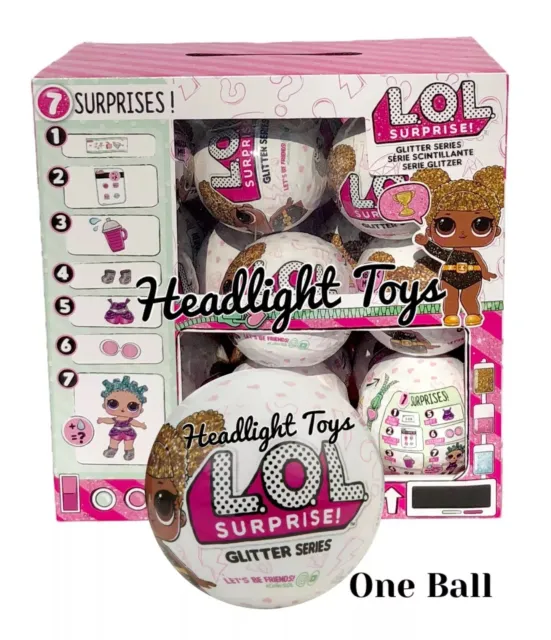 1 New Authentic LOL Surprise Glitter Series Ball Sealed Big Sister Doll HTF