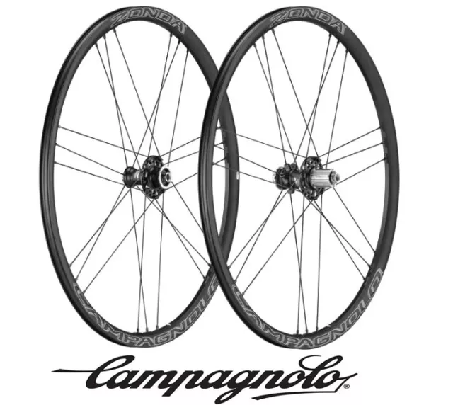 Campagnolo Zonda C17 Disc Road Wheelset Shimano Front: 12x100mm; Rear: 12x142mm