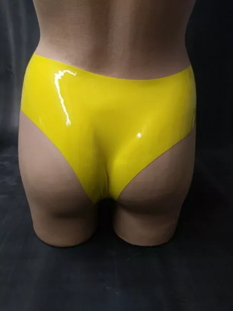 < LATEXVERTRIEB >  Latex - Slip in Gelb !!  Brief unisex !