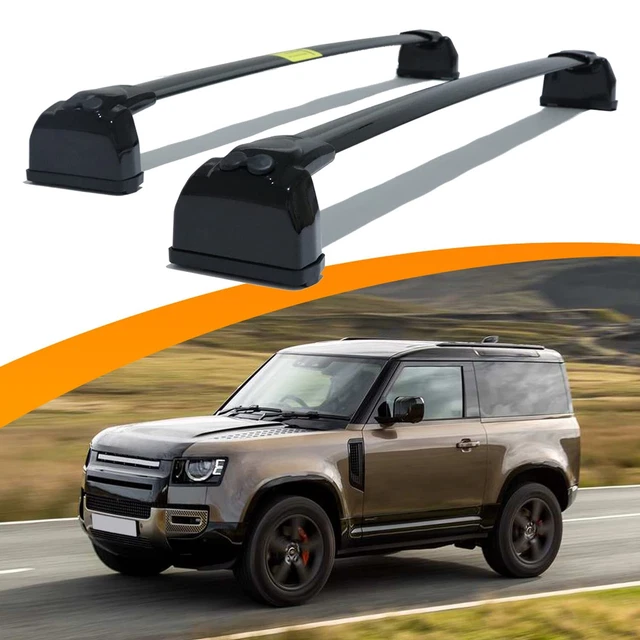 BLACK CROSS BAR for Land Rover Defender 90 110 130 20202024 Roof Rack