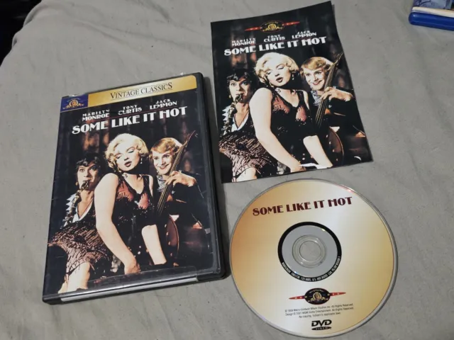 Some Like It Hot (1959) (DVD, 2001) Marilyn Monroe, Tony Curtis, Jack Lemmon