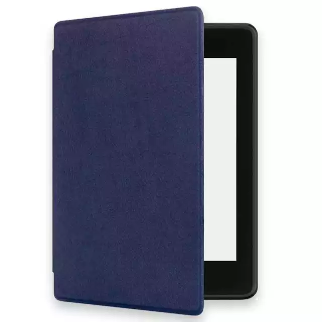 Funda con Cierre Magnetico Iman Oculto para Kindle Paperwhite 2020 Azul Oscuro