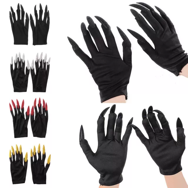 Gants De Sorcière Gants De Poignet Gants À Griffes Fantômes Gants À Doigts ✿