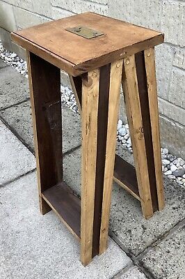 Handmade Reclaimed Wooden Stool / Plant Stand ~ Shabby Chic 3