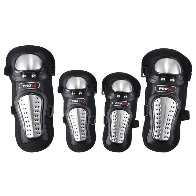 Kit Dispositivi Protettivi Moto Semplice Nero Argilla Argento