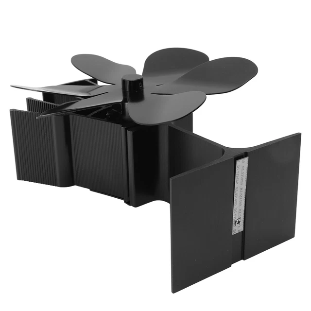 Ventilador de estufa térmico 6 cuchillas velocidad rápida gran volumen bajo ruido HD