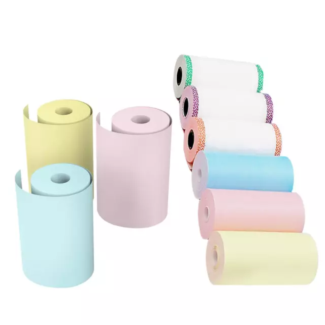 57x30mm Colorful Thermal Printer Paper Long-Lasting for P1 P2 Printer Print