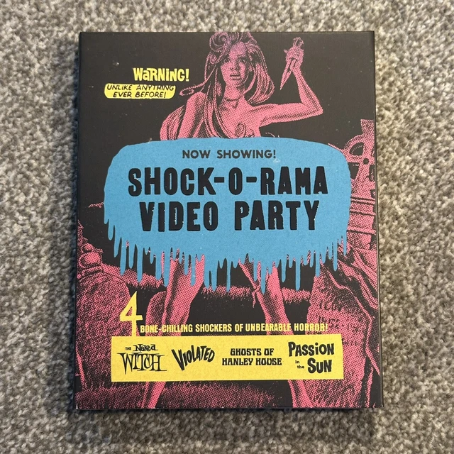 SHOCKORAMA VIDEO PARTY AGFA (Vinegar Syndrome Partner Label) OOP