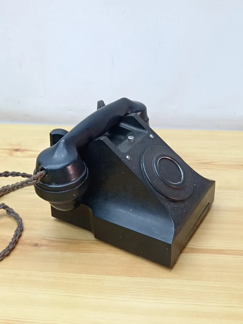 VINTAGE GPO 332F Bakelite Internal Telephone Handset With Drawer ...