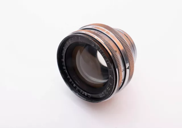 Vintage Carl Zeiss Sonnar  Lens 5cm f2 for Contax Rangefinder Camera