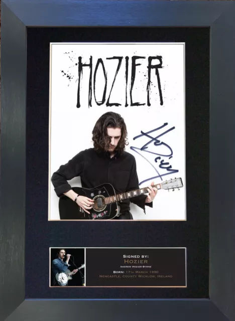 HOZIER Signed Mounted Reproduction Autograph Photo Prints A4 567