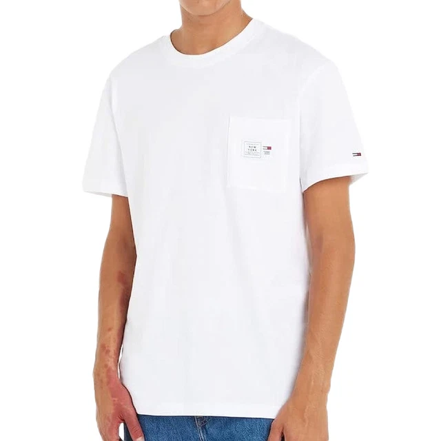 Tee shirt tommy top hilfiger blanc homme