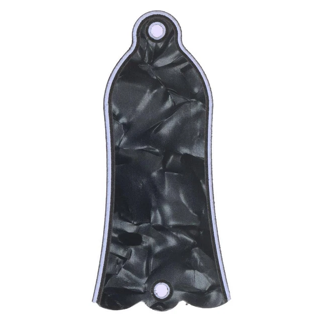 2 Hole Aluminum Alloy Guitar Truss Rod Cover Bell Shape Fits e-Git 2