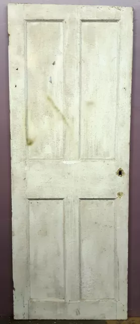 2 avail 27"x74" Antique Vintage Interior Pantry SOLID Wood Wooden Doors 5 Panels