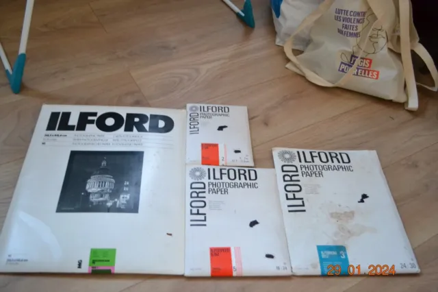 LOT Papier photographique ILFORD