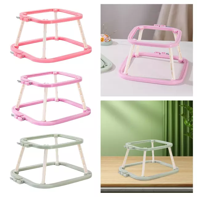 Embroidery Frame Lap Stand Art Crafts Tool Lap Stand Hoop Cross Stitch Rack