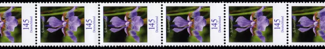 2507 Blumen 145 Cent nk 11er-Streifen Rollenende 5-10, **