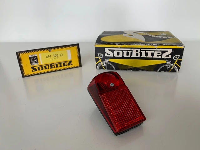 NOS FEU ARRIÈRE SOUBITEZ Catalux 6 1950s-1960s Rear Light Vélo Ancien
