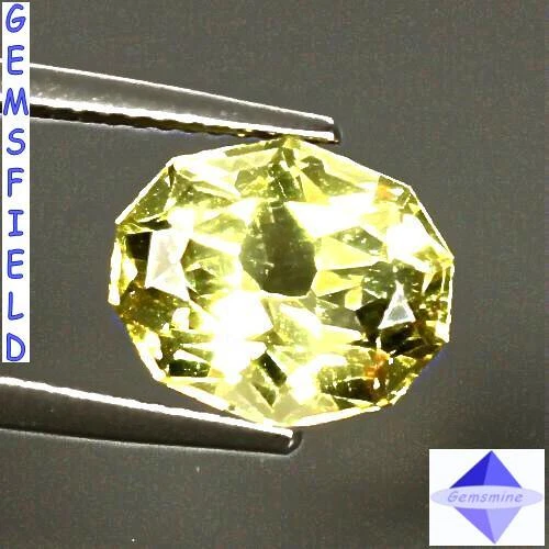 IF - 3.07cts !!! QUARTZ CITRON NATUREL !!! RARE décagone !!! poli AAA++ !!!