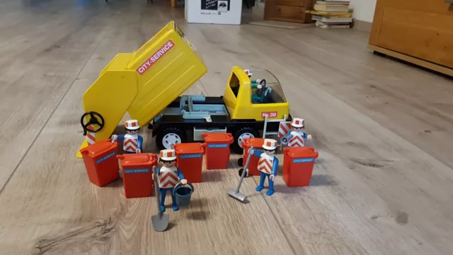 Playmobil System 3470 City Service Müllabfuhr Müllauto