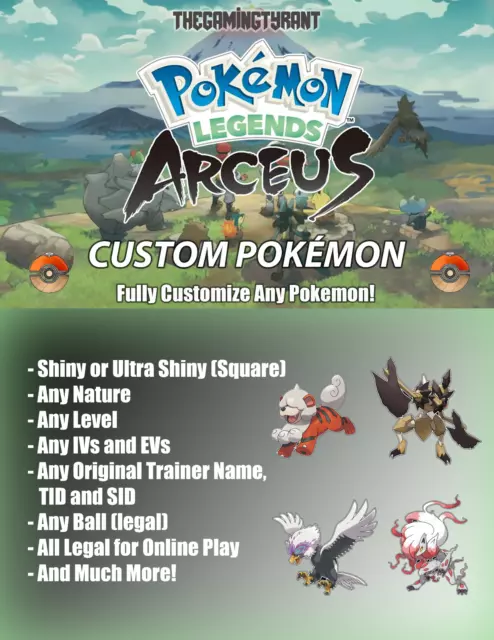 Arceus Pack - All 19 Forms - Pokémon Legends Arceus - PokeFlash