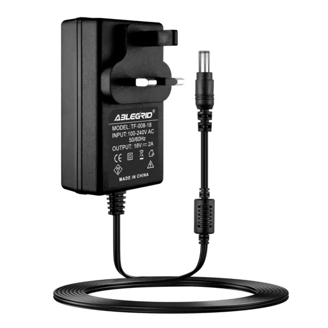 18V 2A AC/DC Mains Power Supply Adaptor For some Alto Mixers that need DC Input