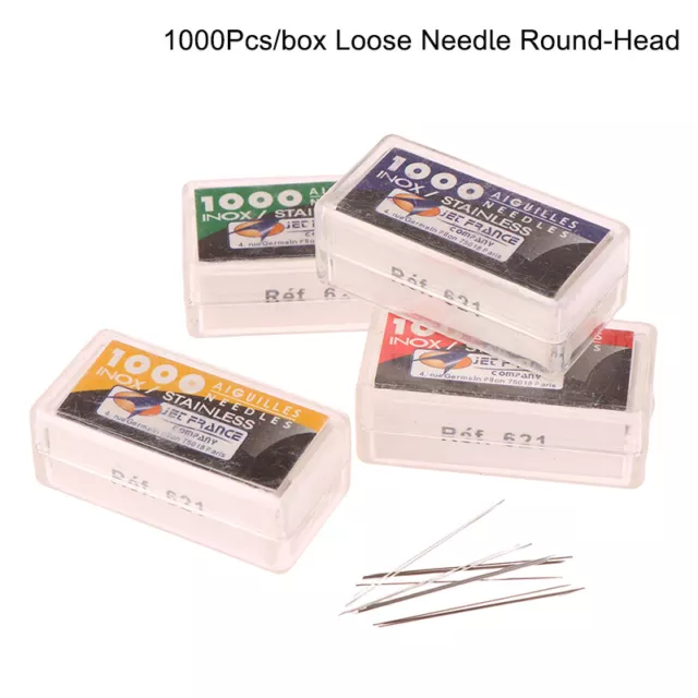 1000Pcs/box Professional Stainless Steel Tattoo Needle 0.25mm 0.3mm 0.35mm 0.4mm