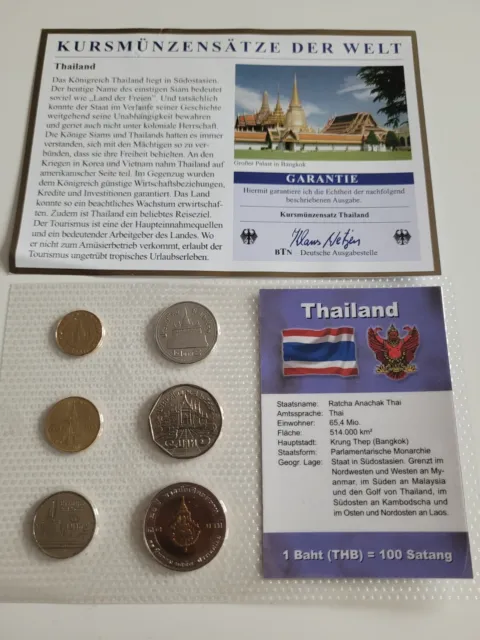 KMS Thailand - Kursmünzensätze der Welt Blister Kursmünzensatz Noppenfolie