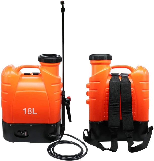 BATTERY POWERED BACKPACK Sprayer 4.8 Gallon Knapsack Sprayer Electric