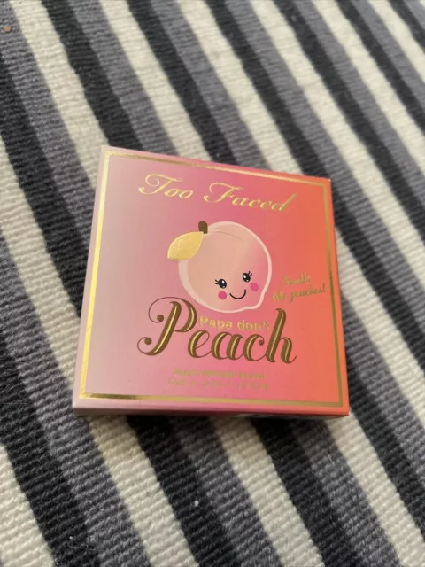 Too Faced PAPA DON'T PFIRSICH Rouge 9g - SELTEN NEU IM KARTON