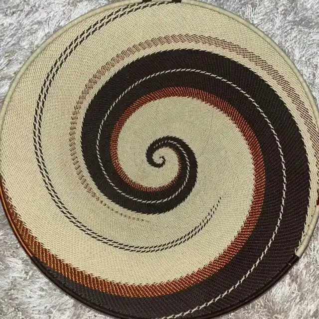 Handmade woven bowl