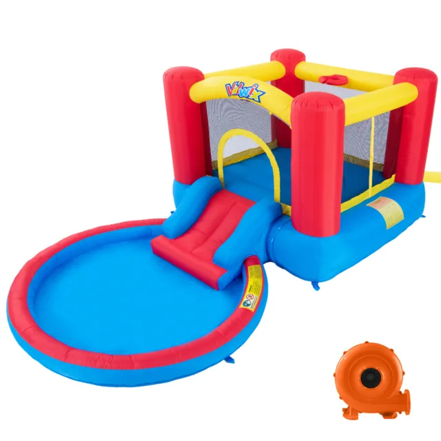 Inflatable Bounce House Commercial Castle Kids Jumper Slide Bouncer w/Air Blower