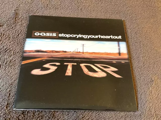 Oasis ORIGINAL 7" VINYL Stop Crying Your Heart Out