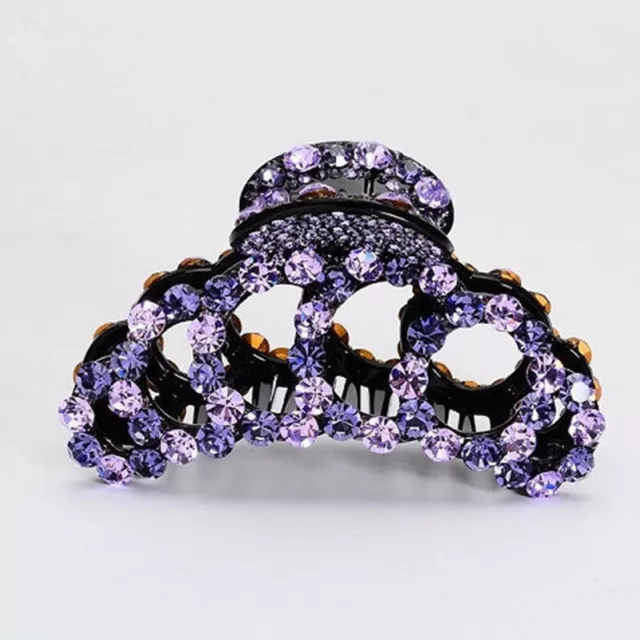 Crystal Large Hair Claw Women Hairpin Rhinestone Luxury Hair Clips Headwear