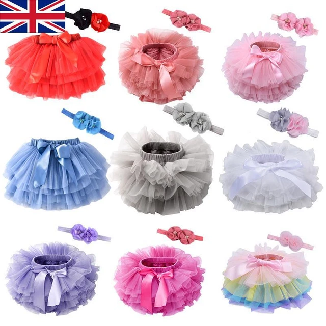 Infant Baby Girls Birthday Outfit Romper Cake Smash Tutu Skirts Newborn