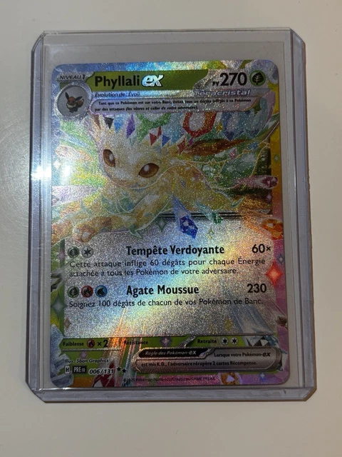 Carte pokémon Phyllali Ex Alternative d'Évolutions Prismatiques FR 144/131 Carte pokémon Phyllali Ex Alternative d'Évolutions Prismatiques FR 144/131