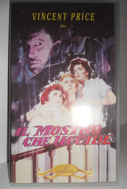 VHS TRASH HORROR il Mostro Che Uccide THE BAT Vincent Price Crane