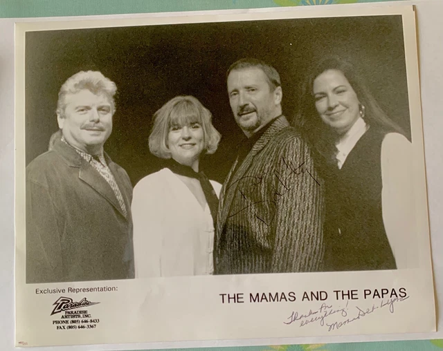 AUTOGRAMME ORIGINAL THE MAMAS AND THE PAPAS EUR 44,00 PicClick DE