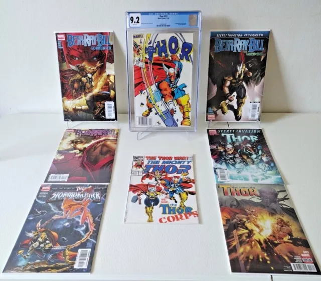 Thor #337 CGC 9.2 Newsstand 1st App Beta Ray Bill God Hunter #1 Beta 8 comic lot
