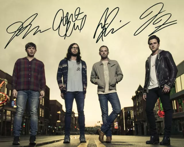 Kings Of Leon Autograph Signed Photo Print