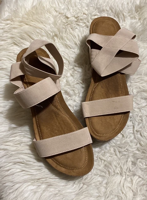 SIZE 6 Madden Girl Grandview Womens Ankle Strap Platform Sandals