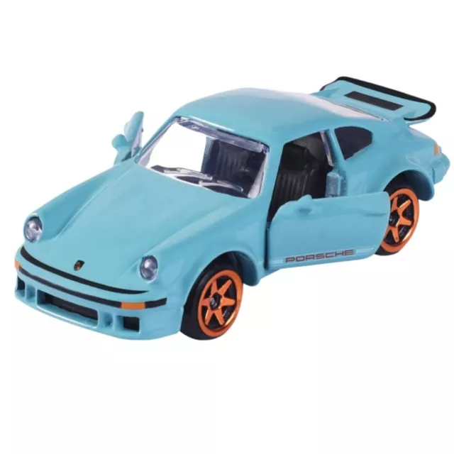 Majorette Porsche Edition 934 Light Blue 1:64 Scale 3 Inch Toy Car