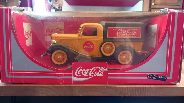 ANCIEN FORD PICK-UP publicité COCA COLA jaune 1/18 SOLIDO France EUR 55